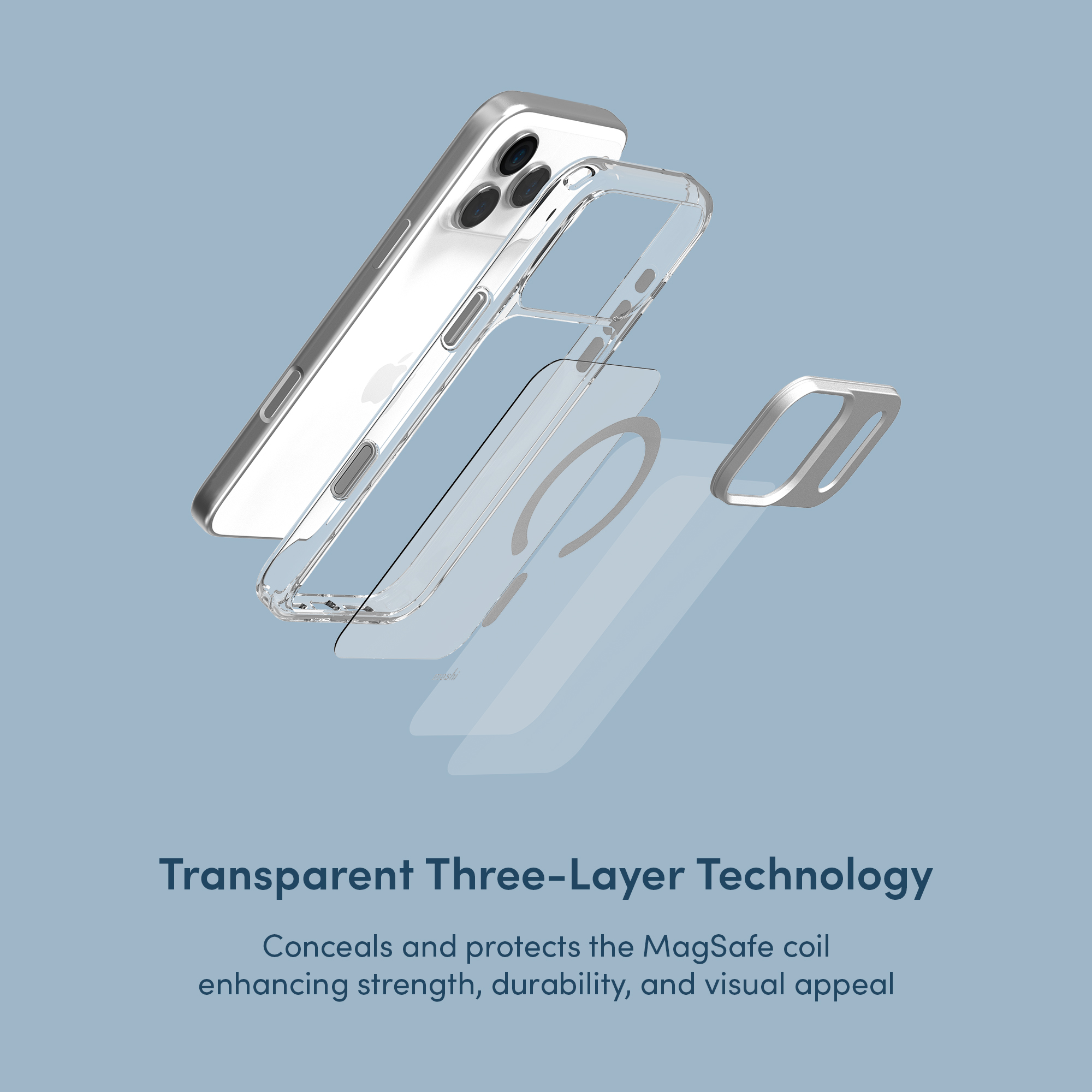 iGlaze for iPhone 17 - Luna Silver