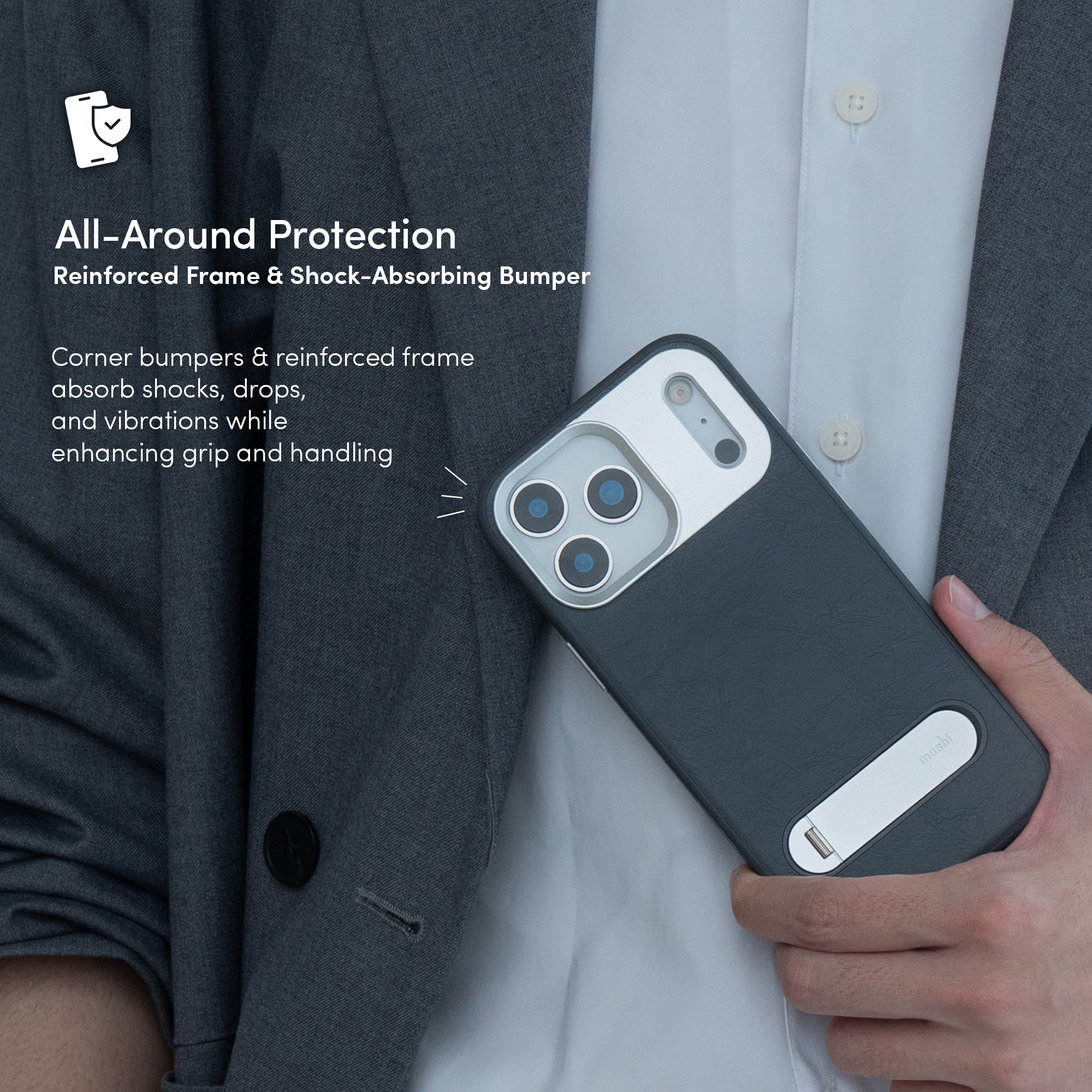Kameleon for iPhone 17 Pro - Midnight Gray