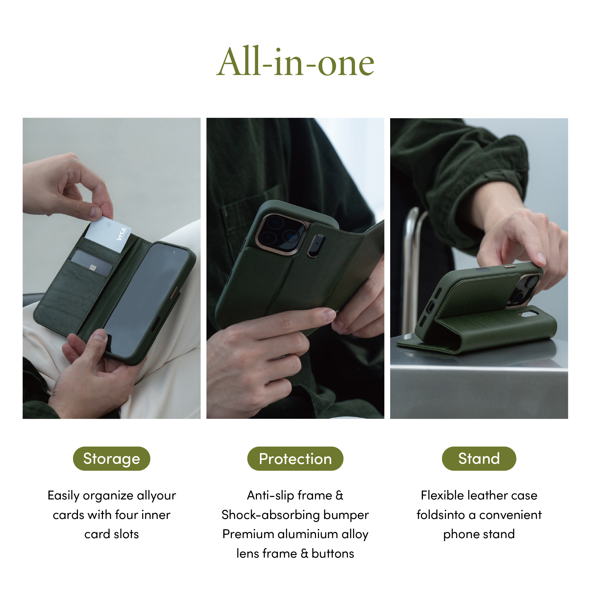 Overture for iPhone 17 Pro - Moss Green