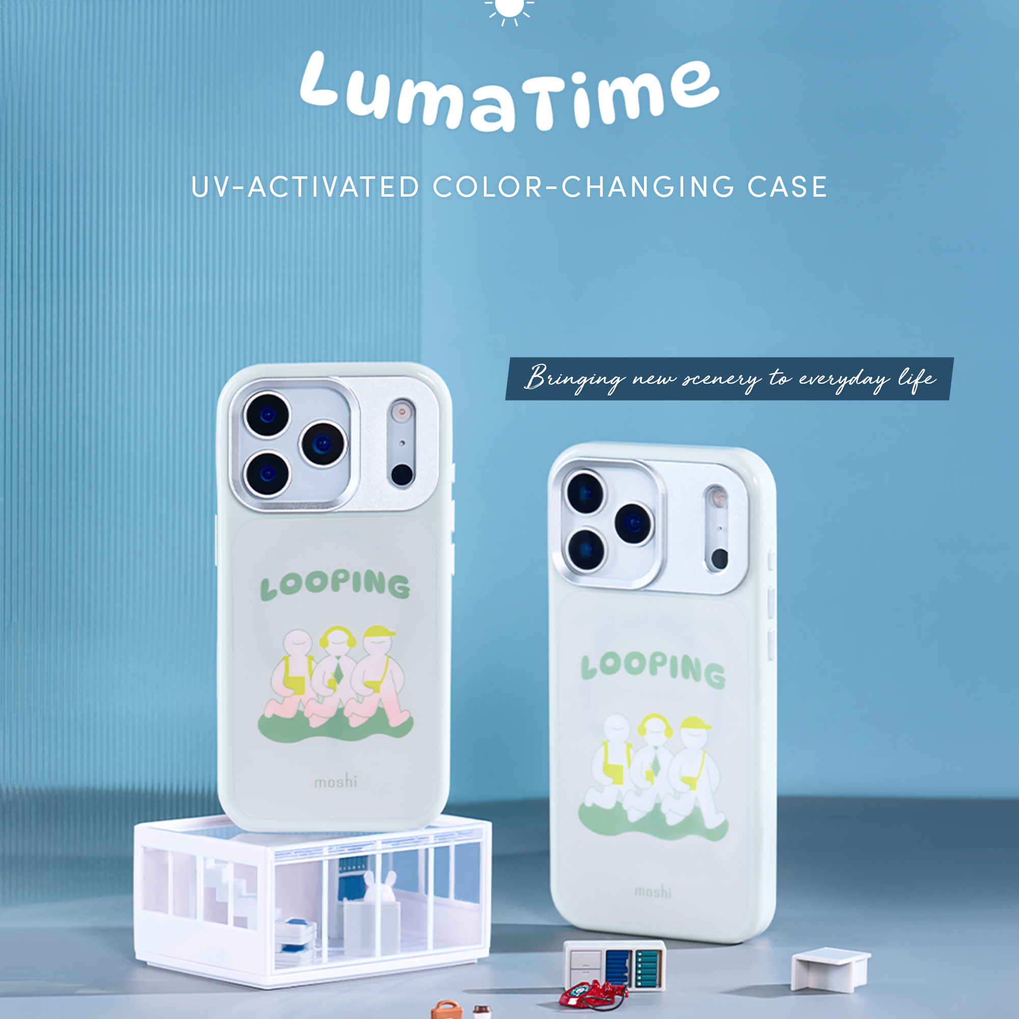 LumaTime for iPhone 17 Pro - Looping Gray
