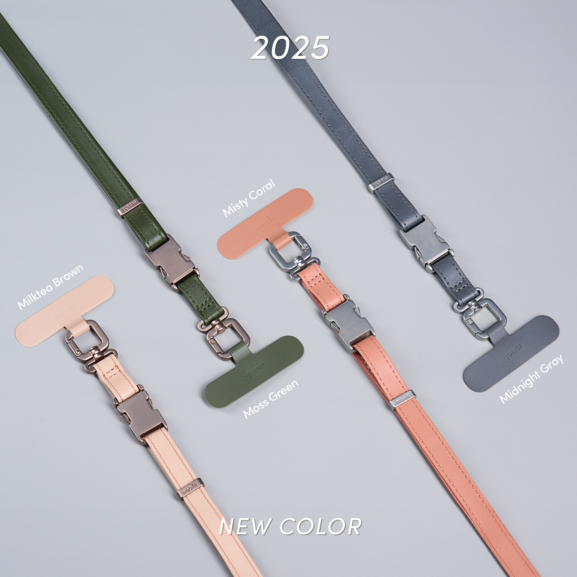 2-in-1 Wrist/Body Strap (PU) with Adapter - Milktea Brown