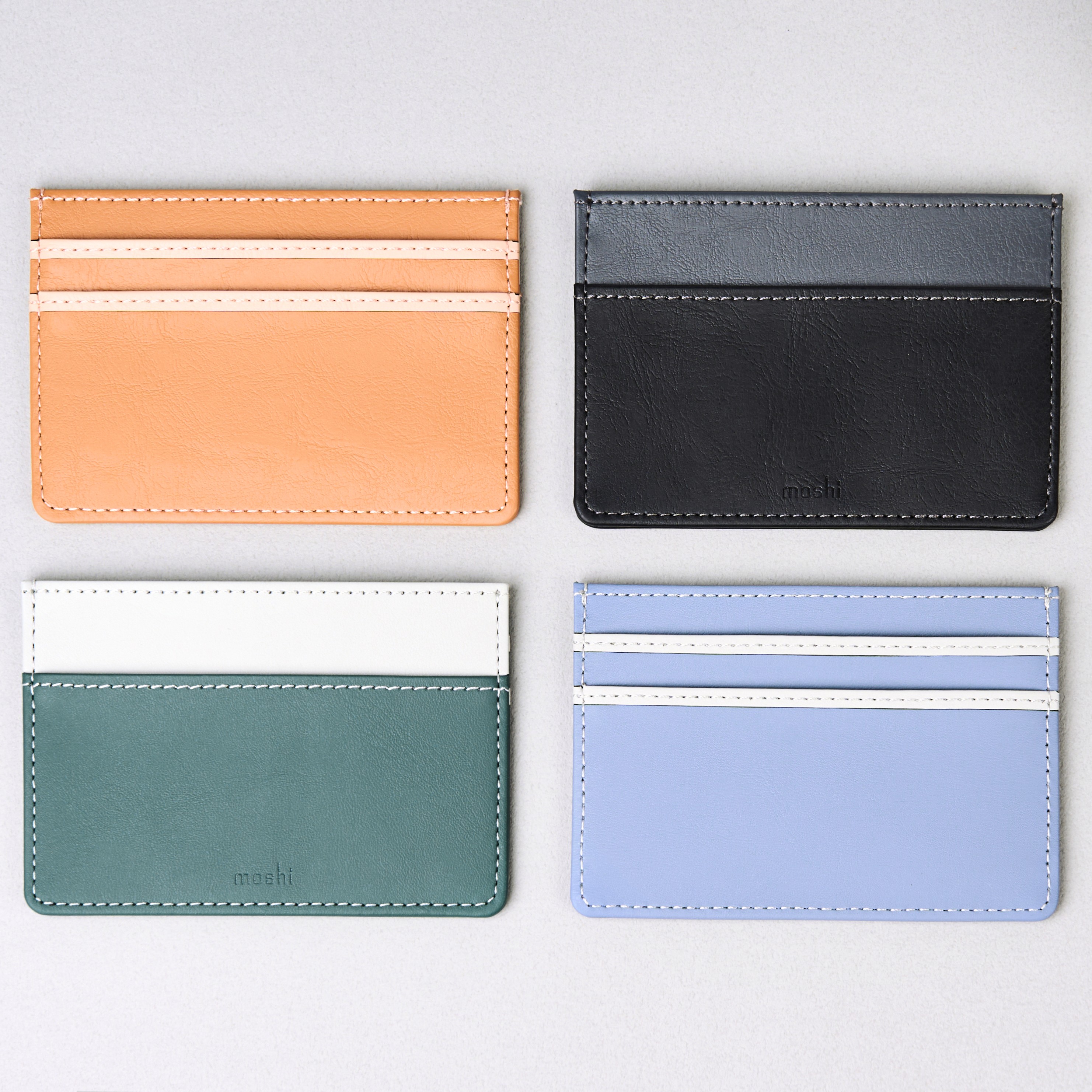 Folia Slim Card Holder - Serene Blue