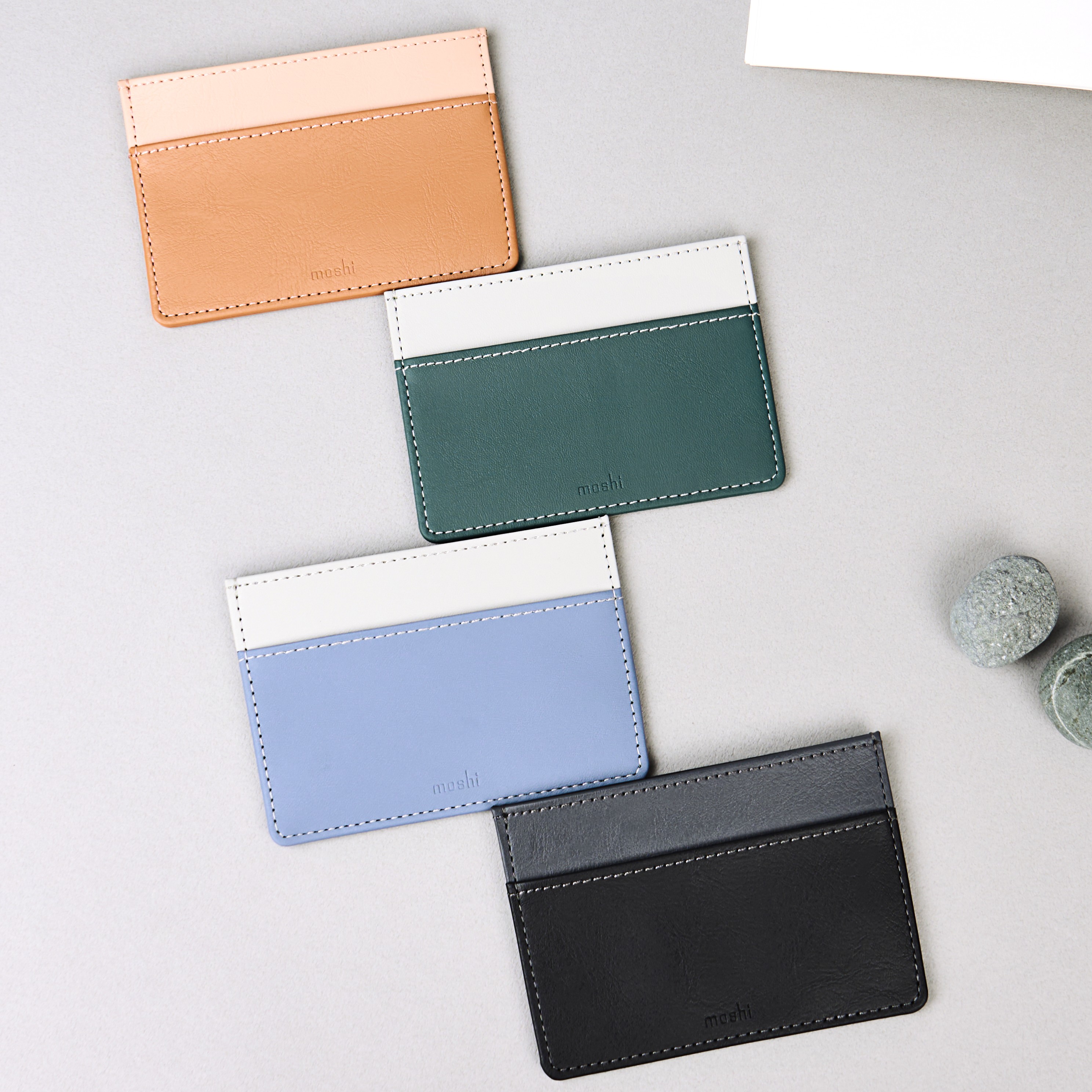 Folia Slim Card Holder - Serene Blue