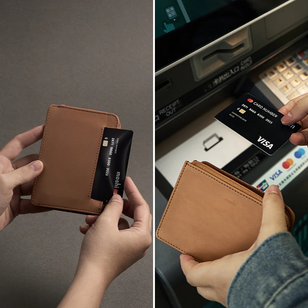 Folia Coin Pouch - Charcoal Black