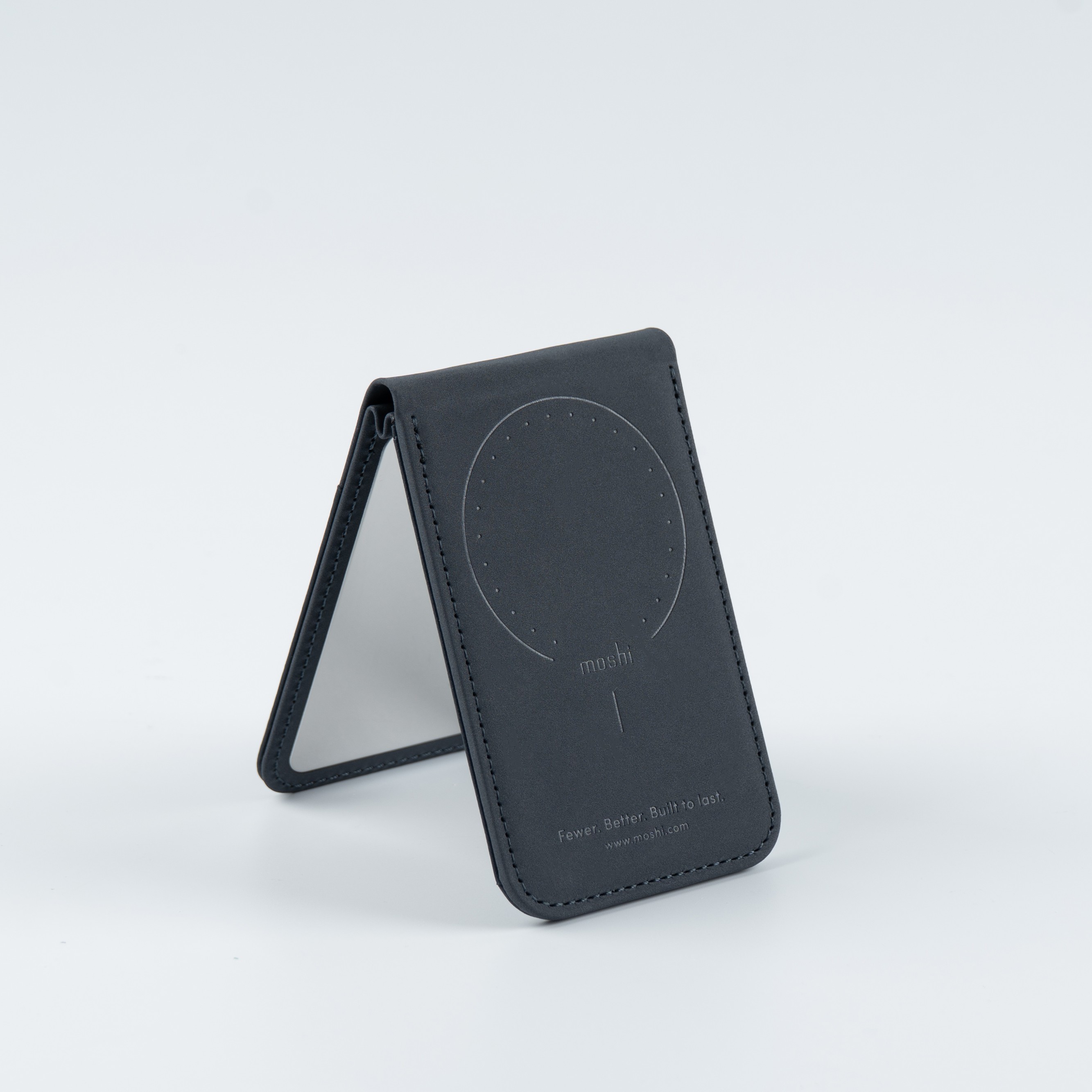 Magnetic Mirror Wallet Stand - Midnight Blue