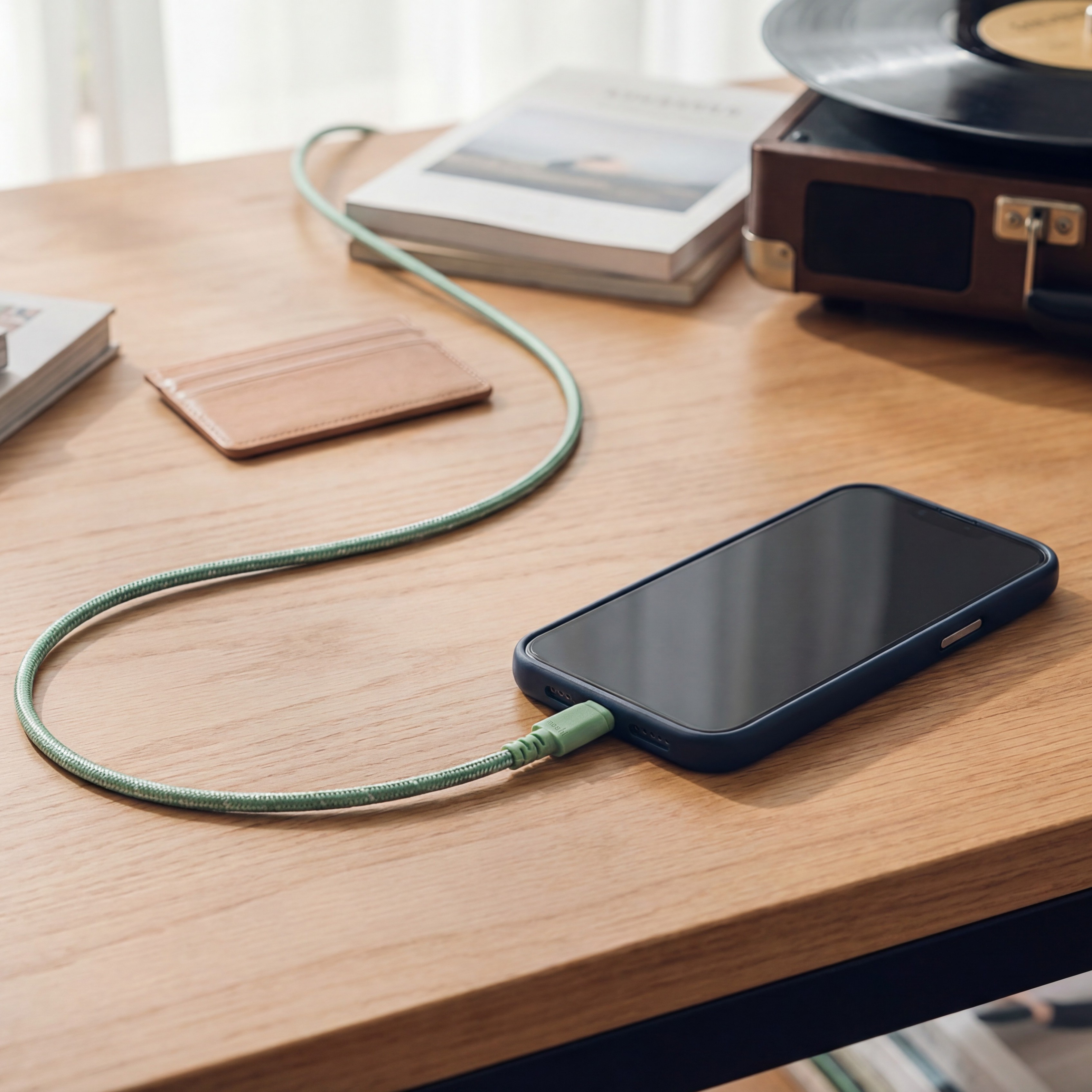 Integra? USB-C to C (240W/480Mbps) Cable with Slim (1.2M) - Field Green