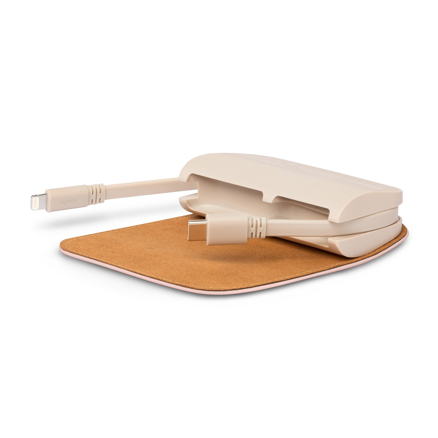 IonGo 5K Duo with USB-C to Lightning Cable-Pink