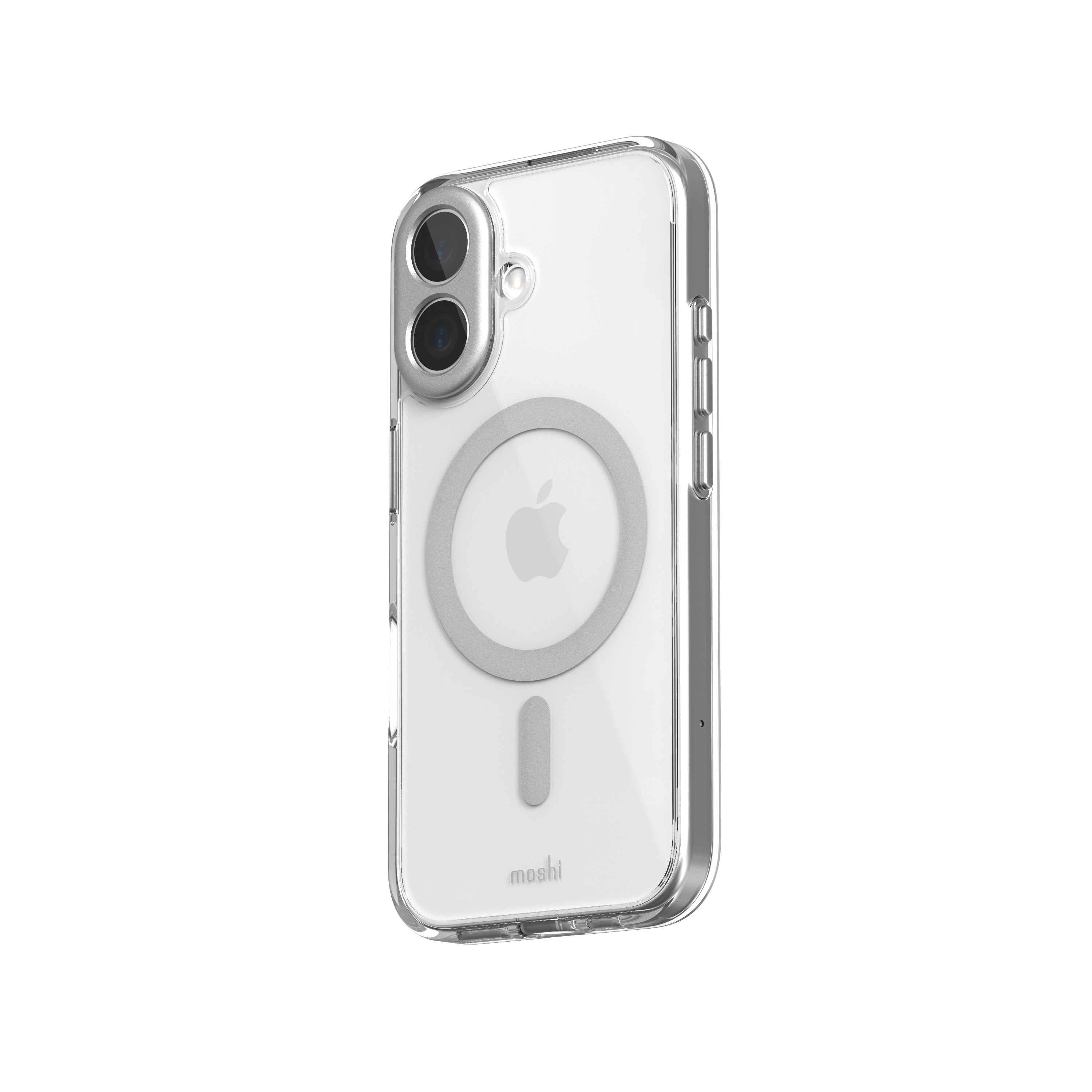 iGlaze for iPhone 16 (MagSafe) - Luna Silver