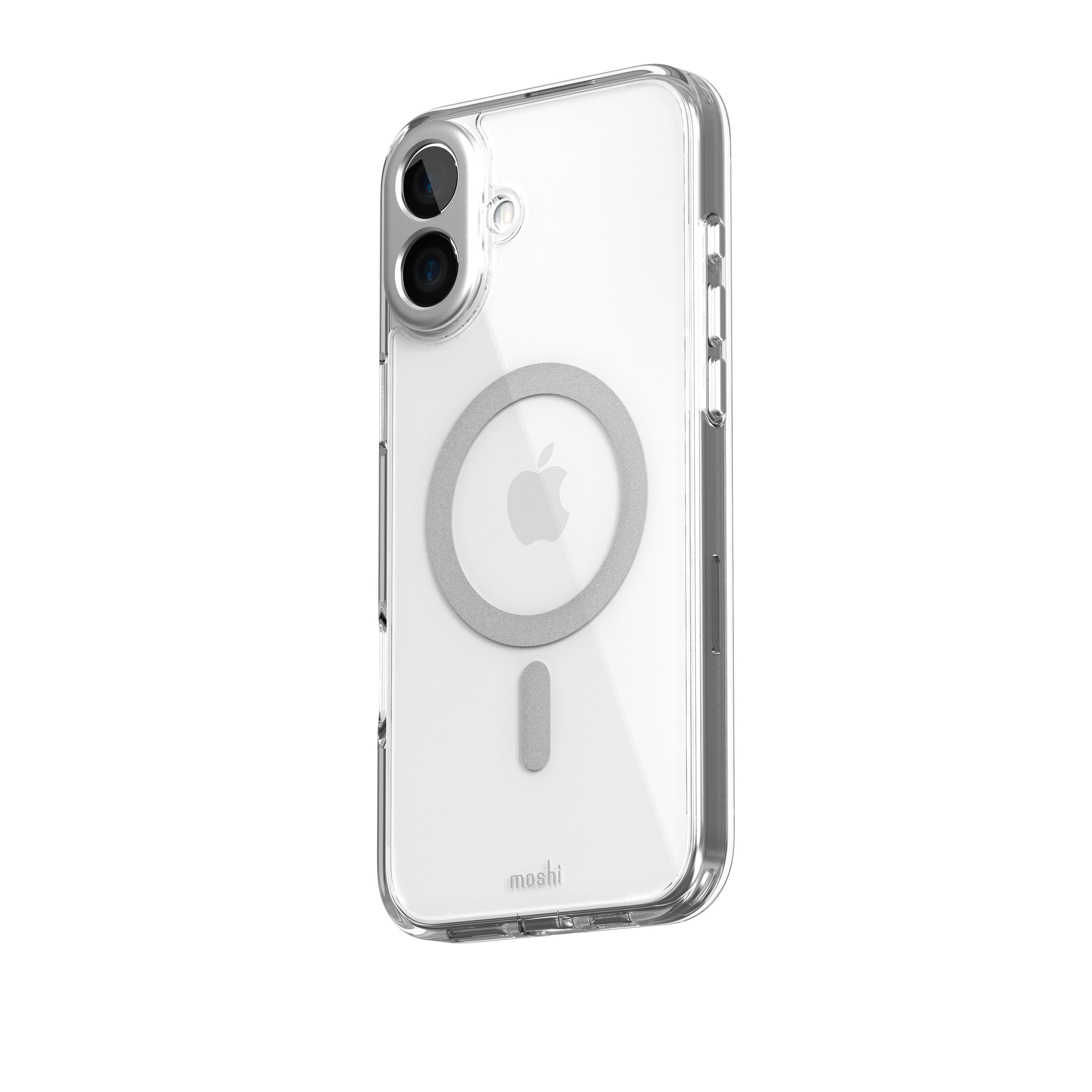 iGlaze for iPhone 16 Plus (MagSafe) - Luna Silver