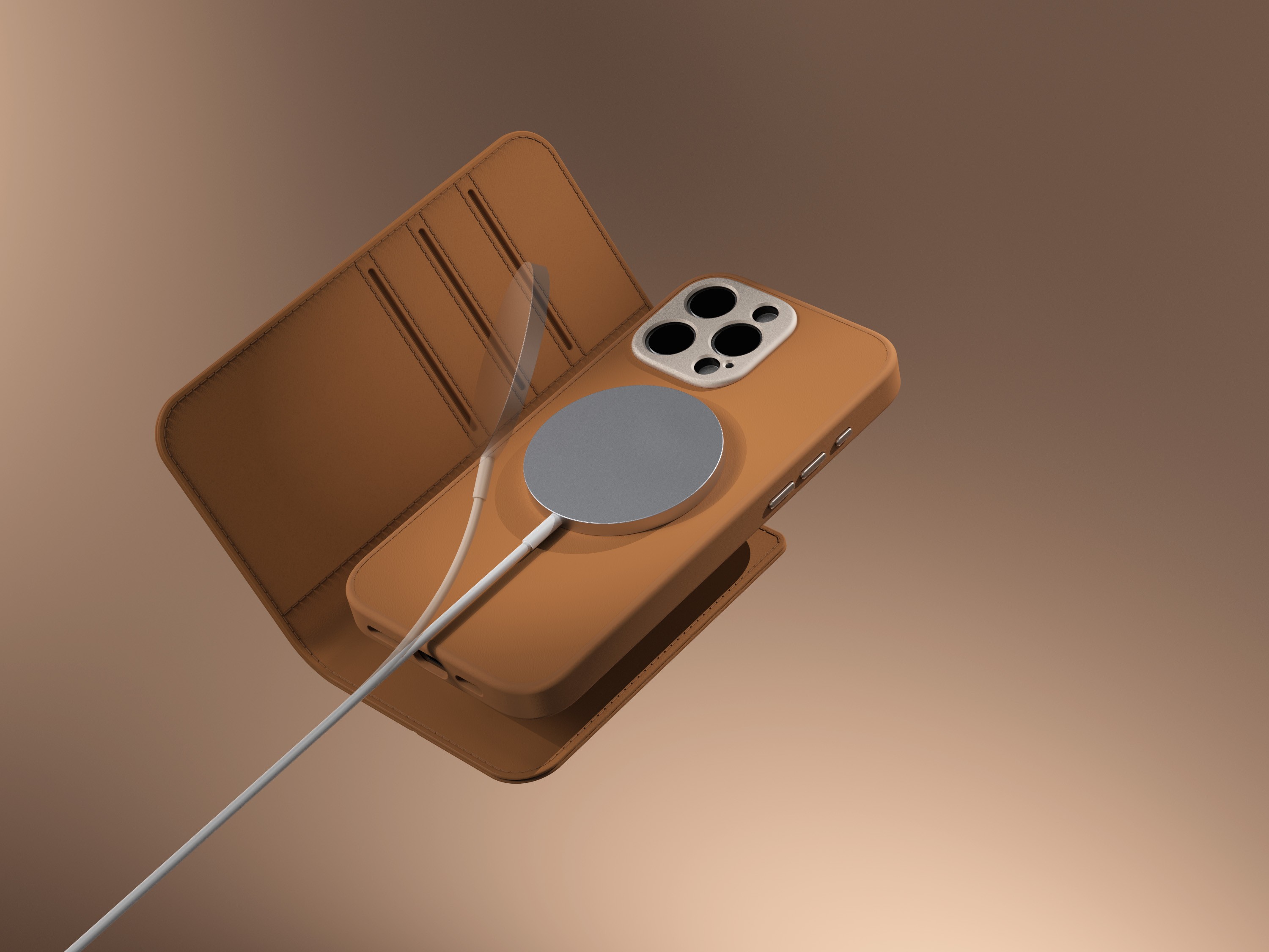 Overture for iPhone 16 Pro Max (MagSafe) - Caramel Brown
